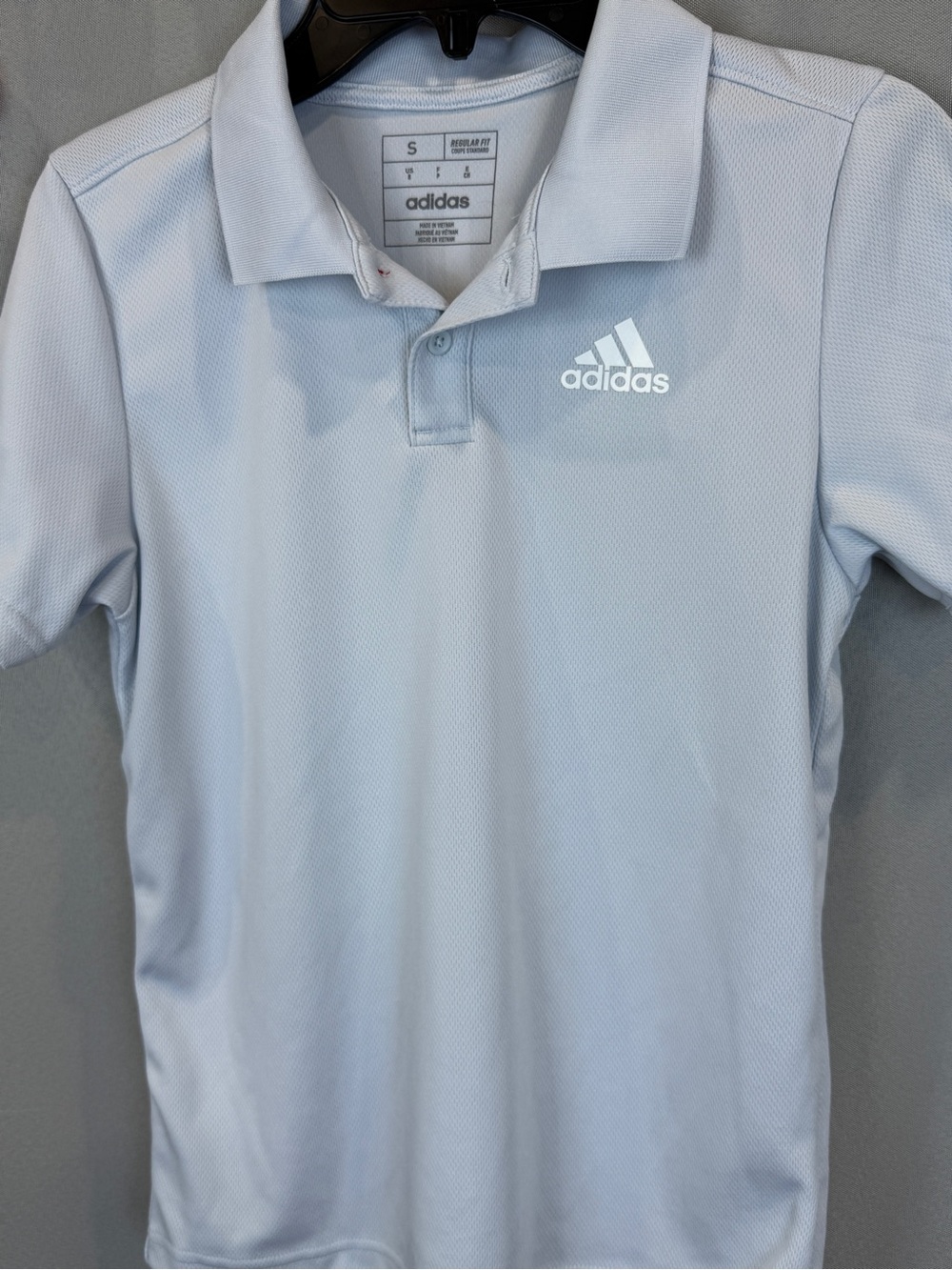 Adidas Two Button Polo Shirt- Size Small (8) - Picture 4 of 10